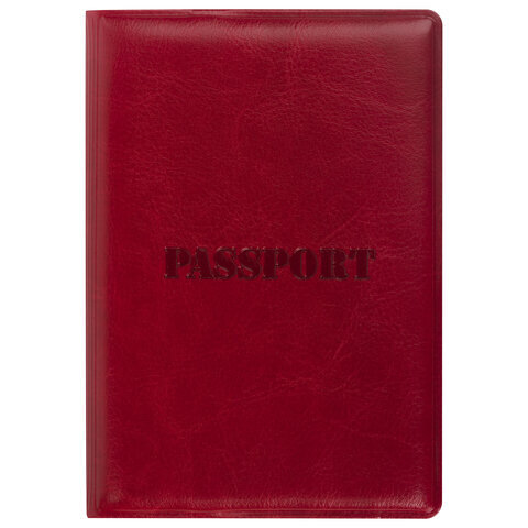 Обложка для паспорта женская Staff 237600 бордовая