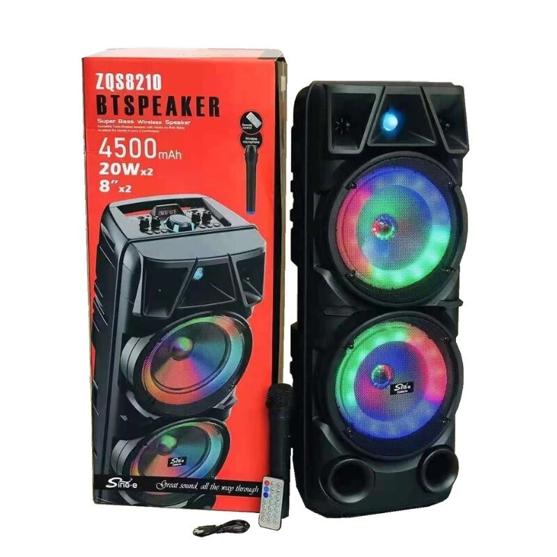 Портативная колонка BT Speaker ZQS8210 Black (DD-ZQS8210) - купить в Кукушка, цена на Мегамаркет