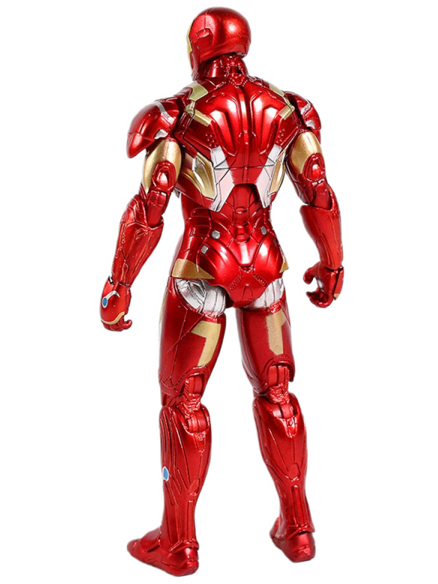 Купить фигурка StarFriend Железный человек со светом Mark 46 Iron man  (подвижная, 18 см), цены на Мегамаркет