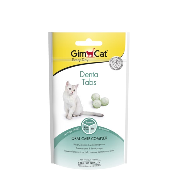 Витамины для кошек Gimpet Denta Tabs для очистки зубов 40 г