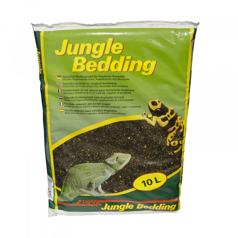 Грунт для террариума Lucky Reptile Jungle Bedding, чёрный торф, кокосовый торф, песок
