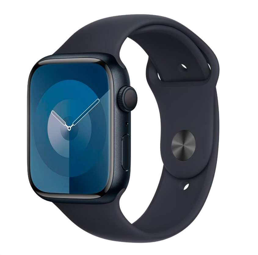 Смарт-часы Apple Watch S9 45mm Midnight Aluminium M/L - купить в Цифра Мир, цена на Мегамаркет