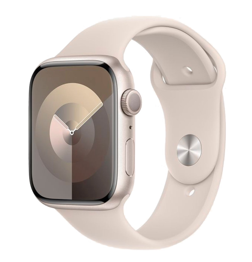Смарт-часы Apple Watch S9 41mm Starlight Aluminium S/M, купить в Москве, цены в интернет-магазинах на Мегамаркет