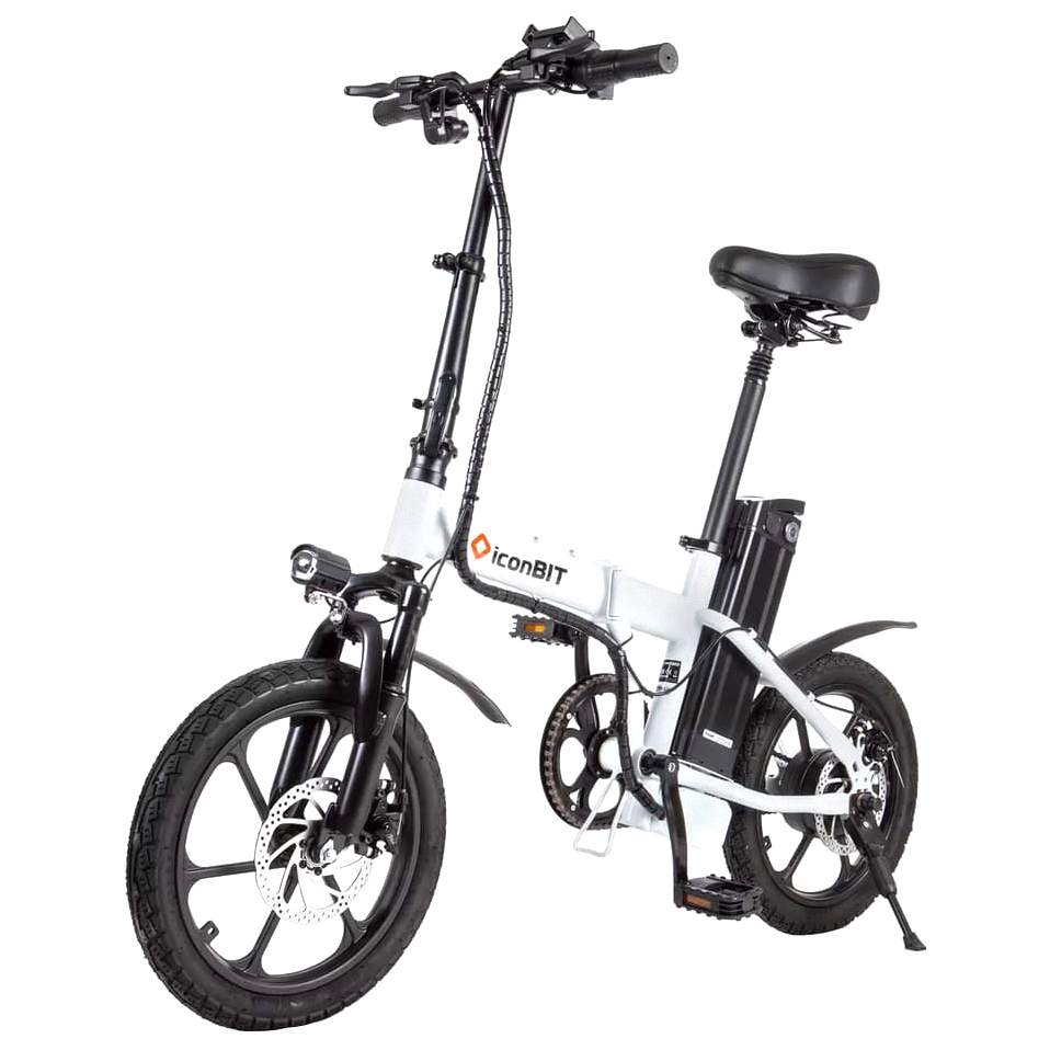 Электровелосипед iconBIT E-Bike E-Bike K316 2022 16" белый - купить в Москве, цены на Мегамаркет