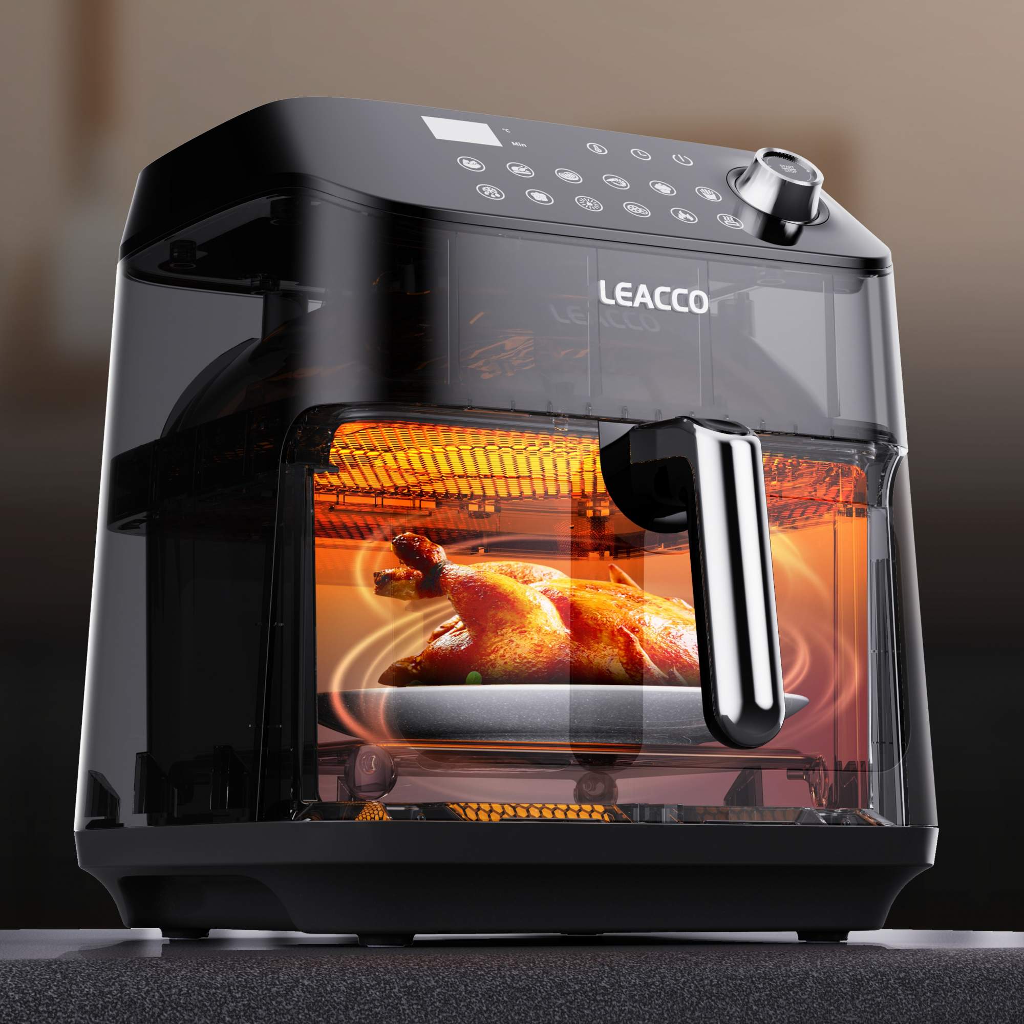 Аэрогриль leacco af010 черный Аэрогриль leacco af010 черный