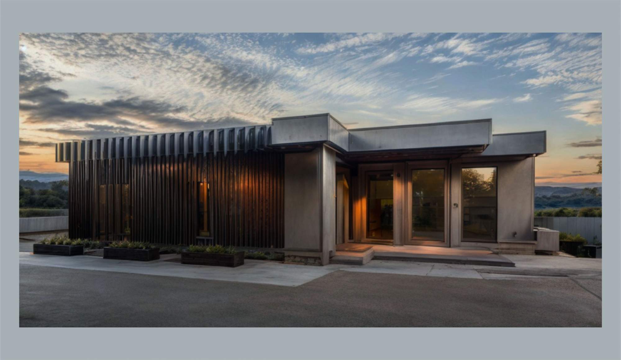 Интерьер дома в стиле хай-тек