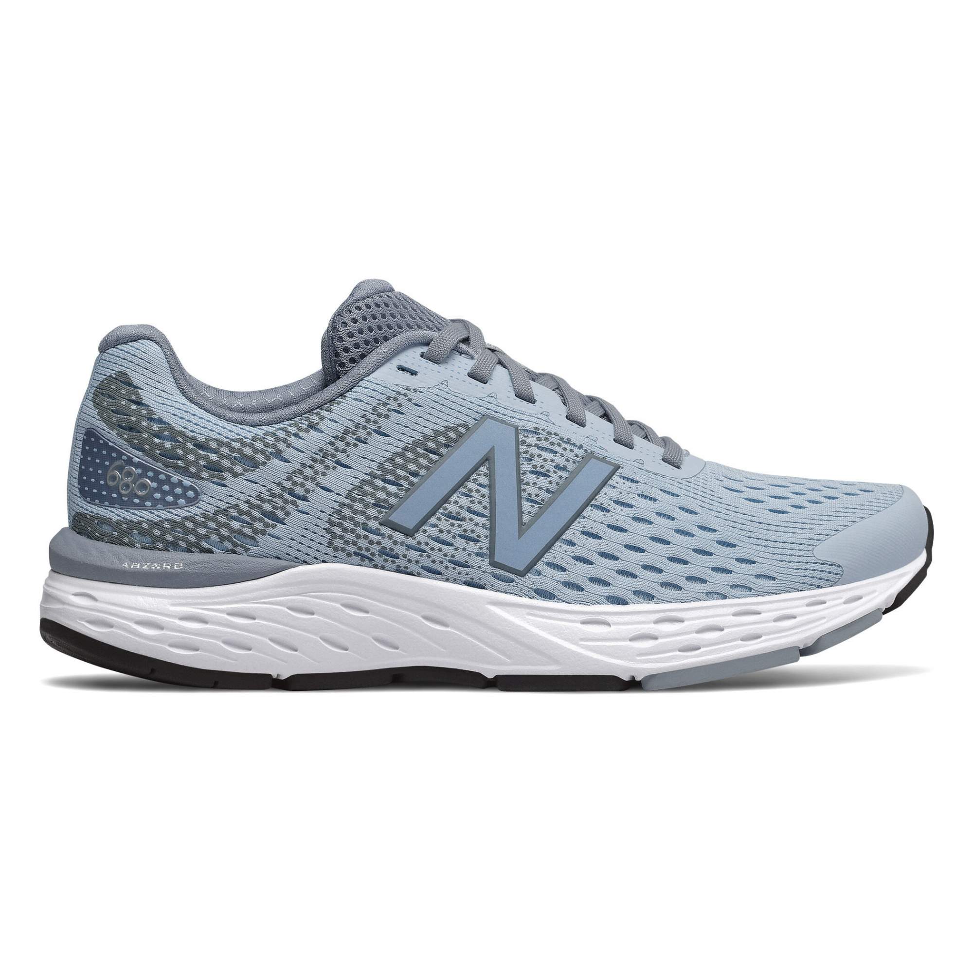 Спортивные кроссовки женские New Balance 680 V6 W680LA6 голубые 39.5 RU - купить в Мегамаркет Москва Томилино, цена на Мегамаркет