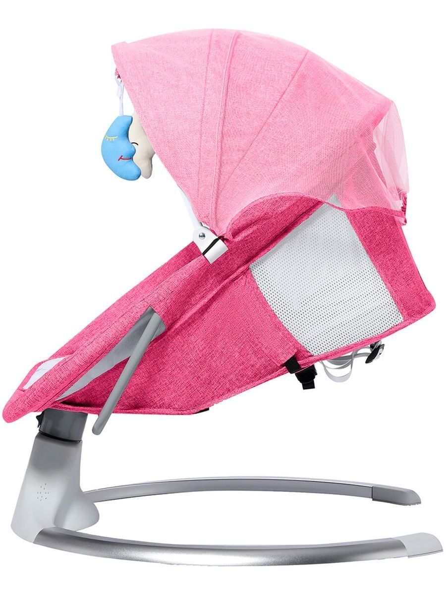 Электронные качели, шезлонг для новорожденных Dearest Baby Swing Chair  Silver Ginger – купить в Москве, цены в интернет-магазинах на Мегамаркет