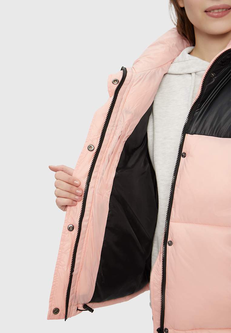 Куртка женская Modis M212W00775 розовая M