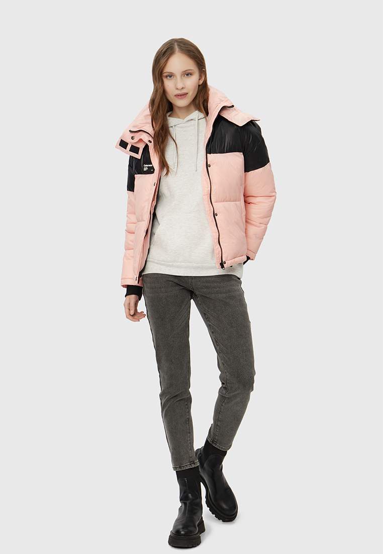 Куртка женская Modis M212W00775 розовая M