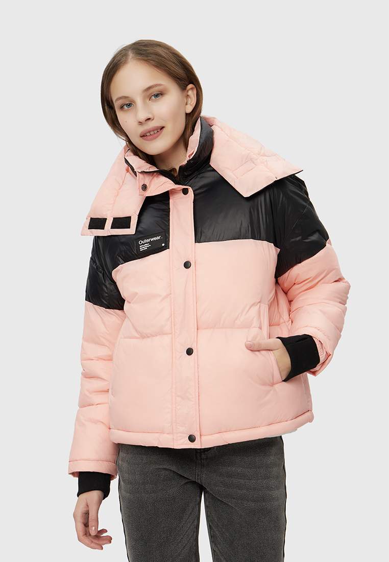 Куртка женская Modis M212W00775 розовая S