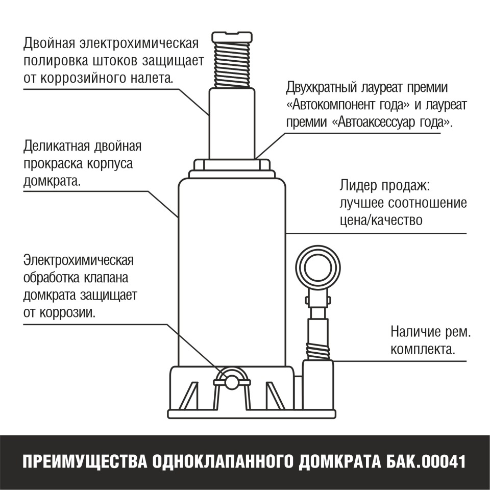 Домкрат бутылочный гидравлический схема