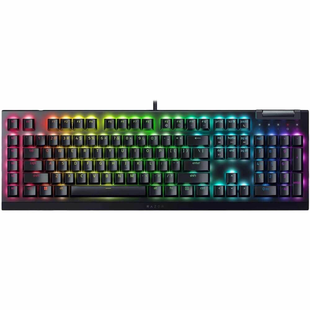 Клавиатура Razer BlackWidow V4 X RZ03-04702500-R3R1, купить в Москве, цены в интернет-магазинах на Мегамаркет