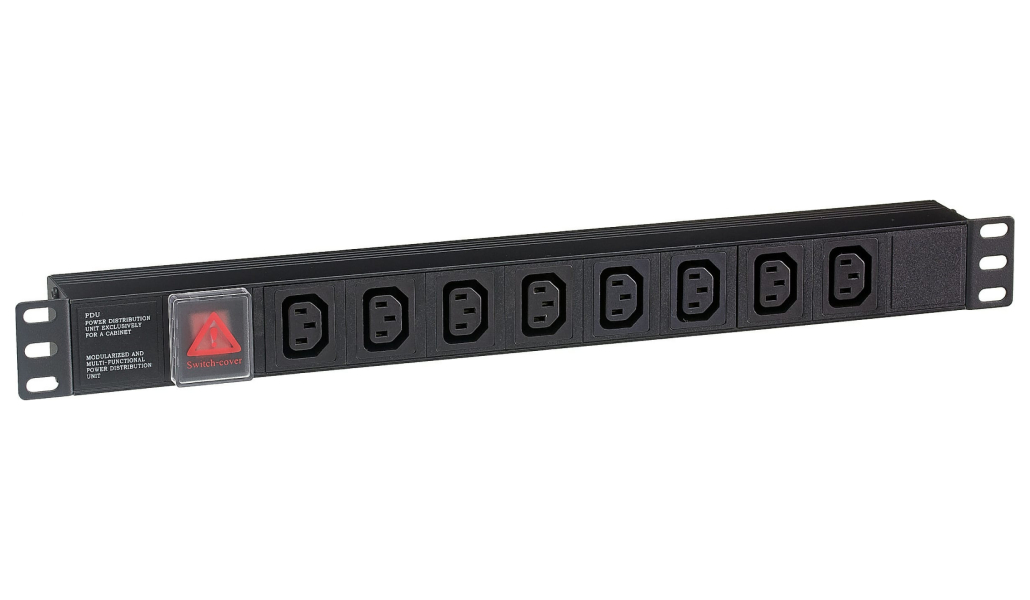 ExeGate Блок розеток ServerPro PDU-19H808 Al-8C13-C14-SW, 19,1U, Алюм., 8 IEC 320 C13, С14 - купить в Ценам.нет Югозапад, цена на Мегамаркет