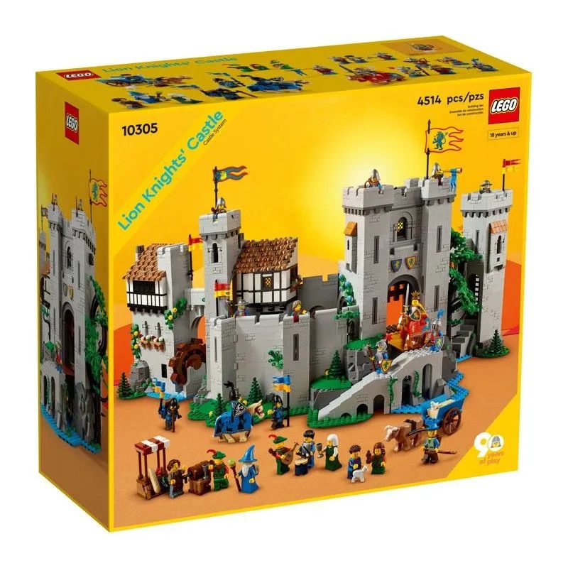Конструктор Lego Замок Рыцарей Льва, 4514 деталей, 10305 - купить в BOOMHiT.ru, цена на Мегамаркет