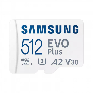 Карта памяти Samsung Micro SDXC 512Гб EVO Plus, купить в Москве, цены в интернет-магазинах на Мегамаркет