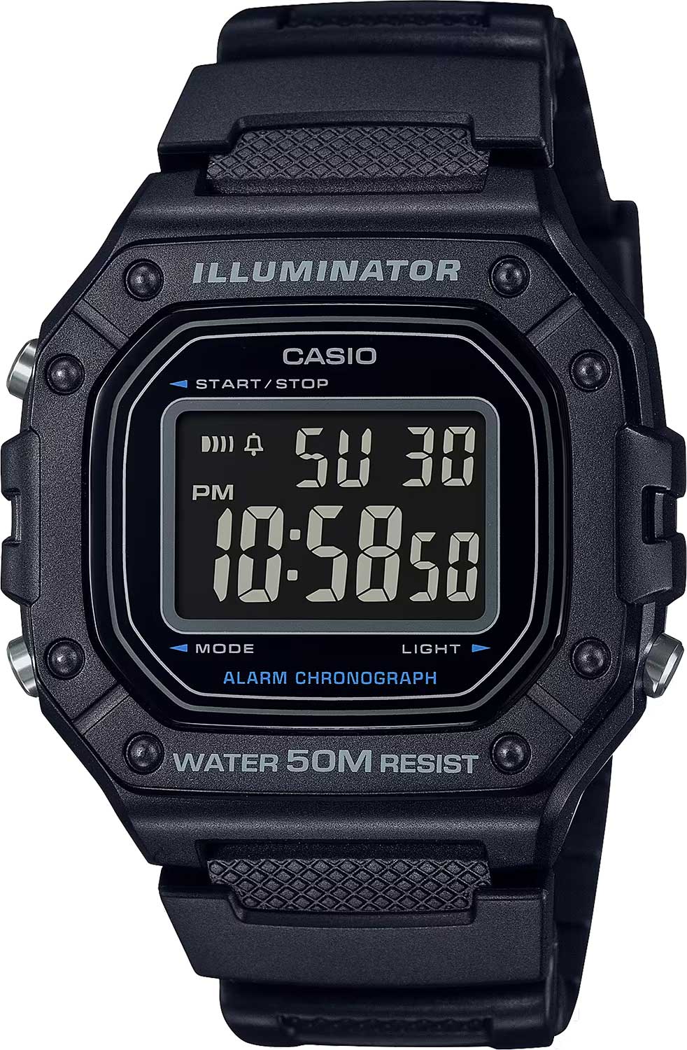 Наручные часы мужские Casio W-218H-1B - купить, цены на Мегамаркет