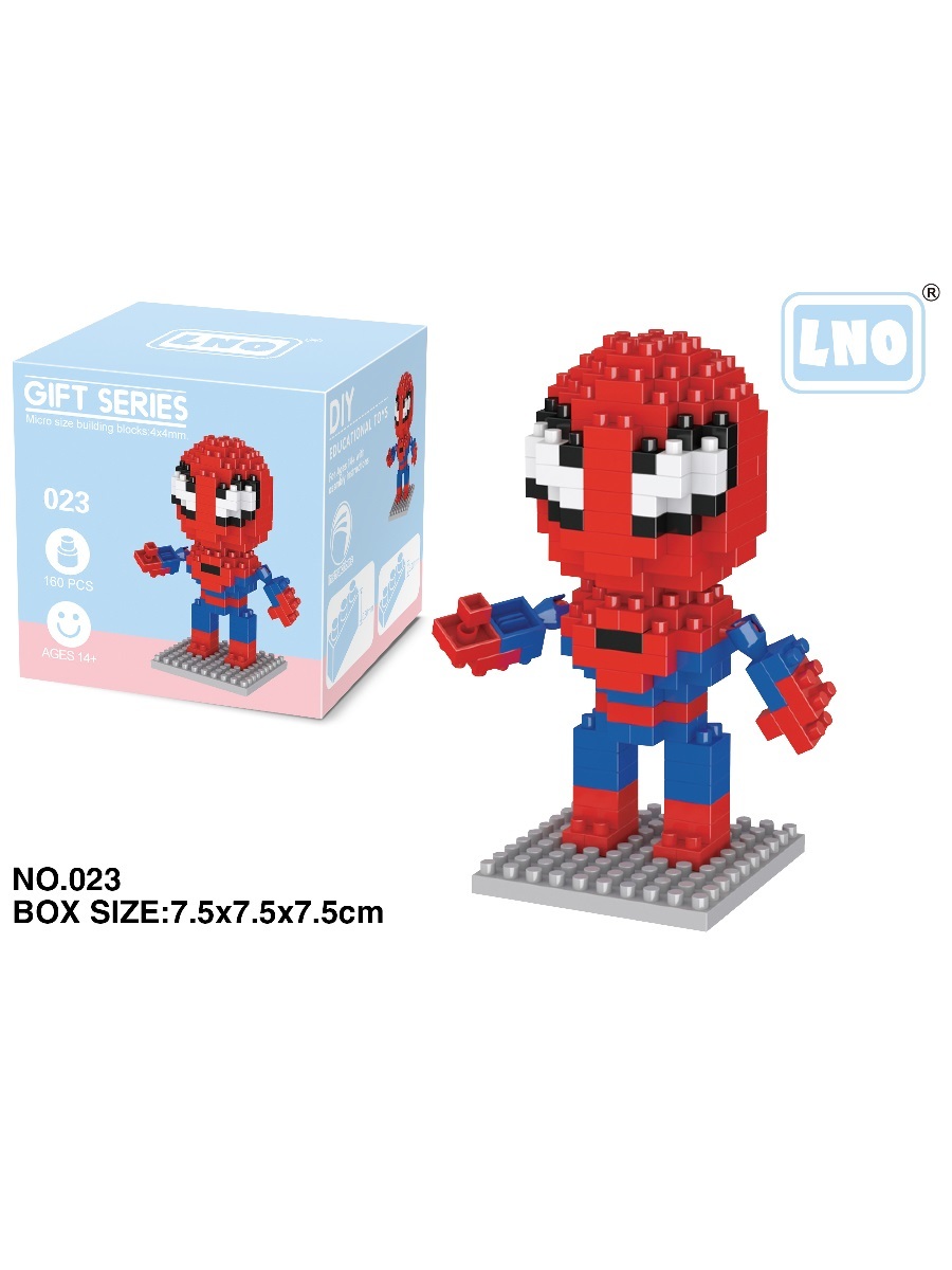 Конструктор LNO Человек-паук 160 дет. № 023 Spider-man Gift Series – купить  в Москве, цены в интернет-магазинах на Мегамаркет