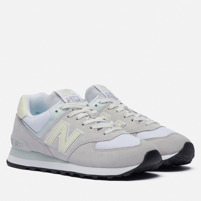 Кроссовки женские New Balance 574 Premium Basics бежевые 40.5 EU - купить в  Москве, цены на СберМегаМаркет