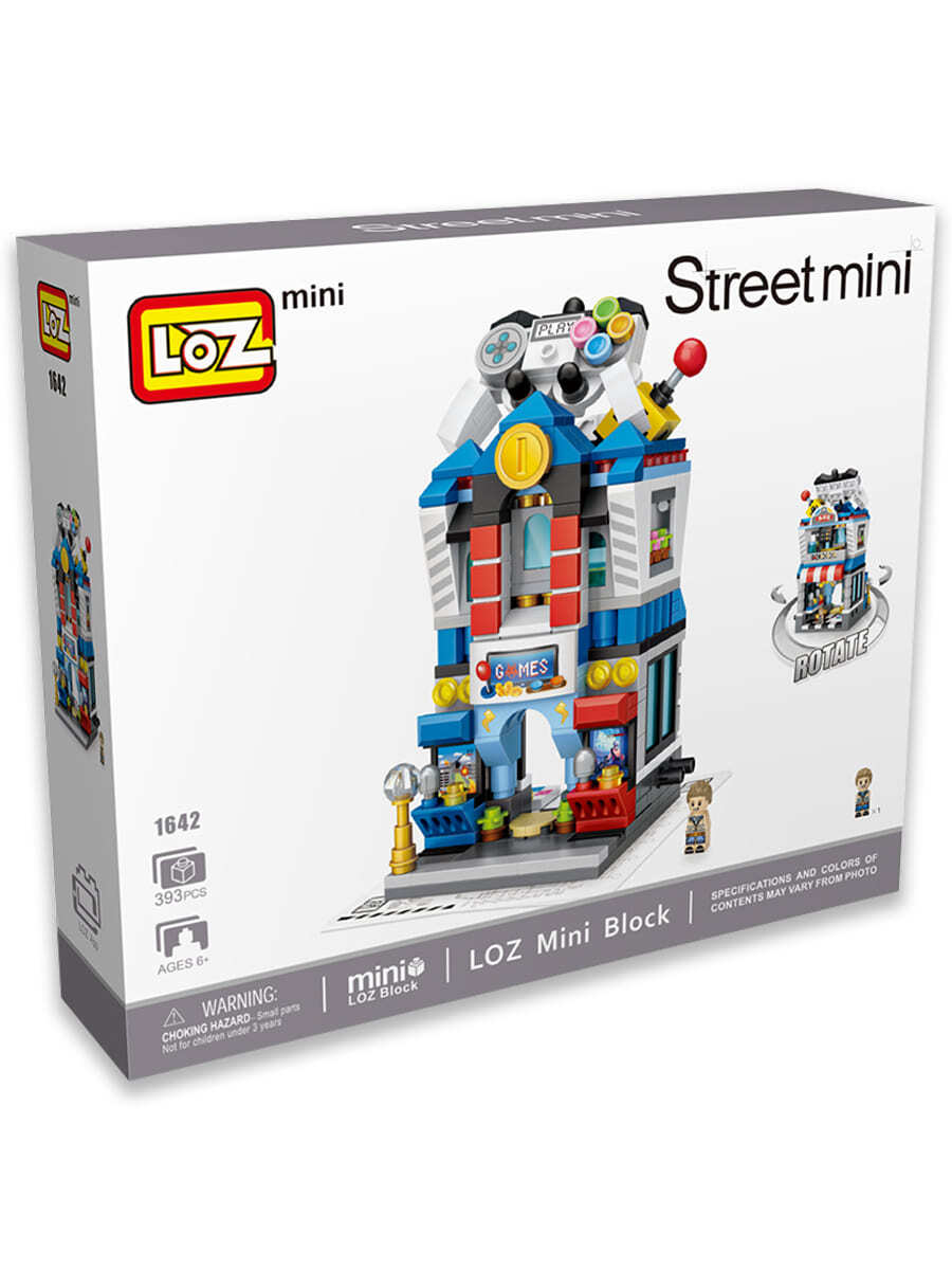 Конструктор LOZ mini Игровой центр 393 детали № 1642 Game Center Street  mini Series – купить в Москве, цены в интернет-магазинах на Мегамаркет