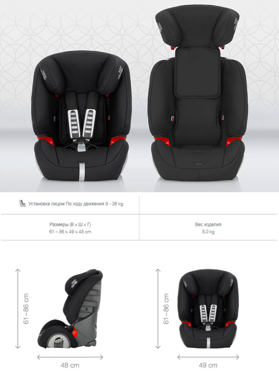 Romer britax evolva как снять ремни