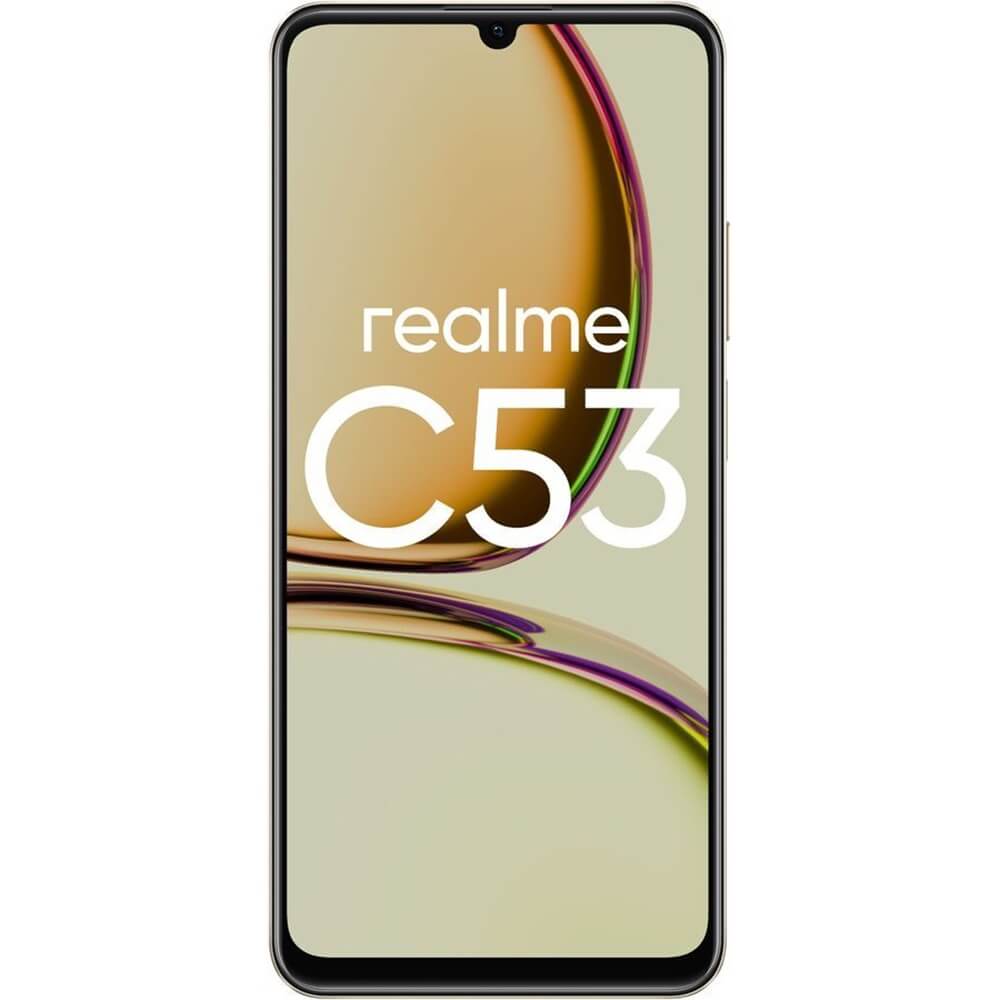 Смартфон Realme C53 6/128 ГБ золотой - отзывы покупателей на маркетплейсе  Мегамаркет | Артикул: 600013200804