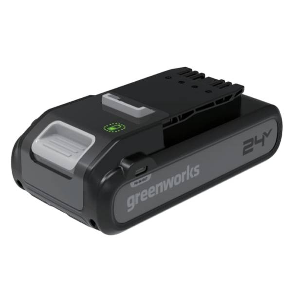 Аккумулятор Greenworks, 24V, 4Ач, с двумя USB-C разъемами, 2940407 - купить в ИНСТ54, цена на Мегамаркет