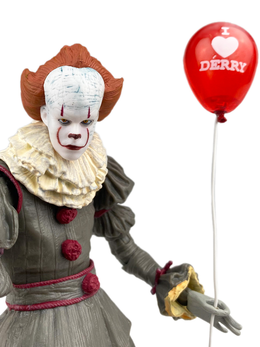 Купить фигурка Пеннивайз Оно Pennywise It 2017 (аксессуары, подвижная, 18  см), цены на Мегамаркет