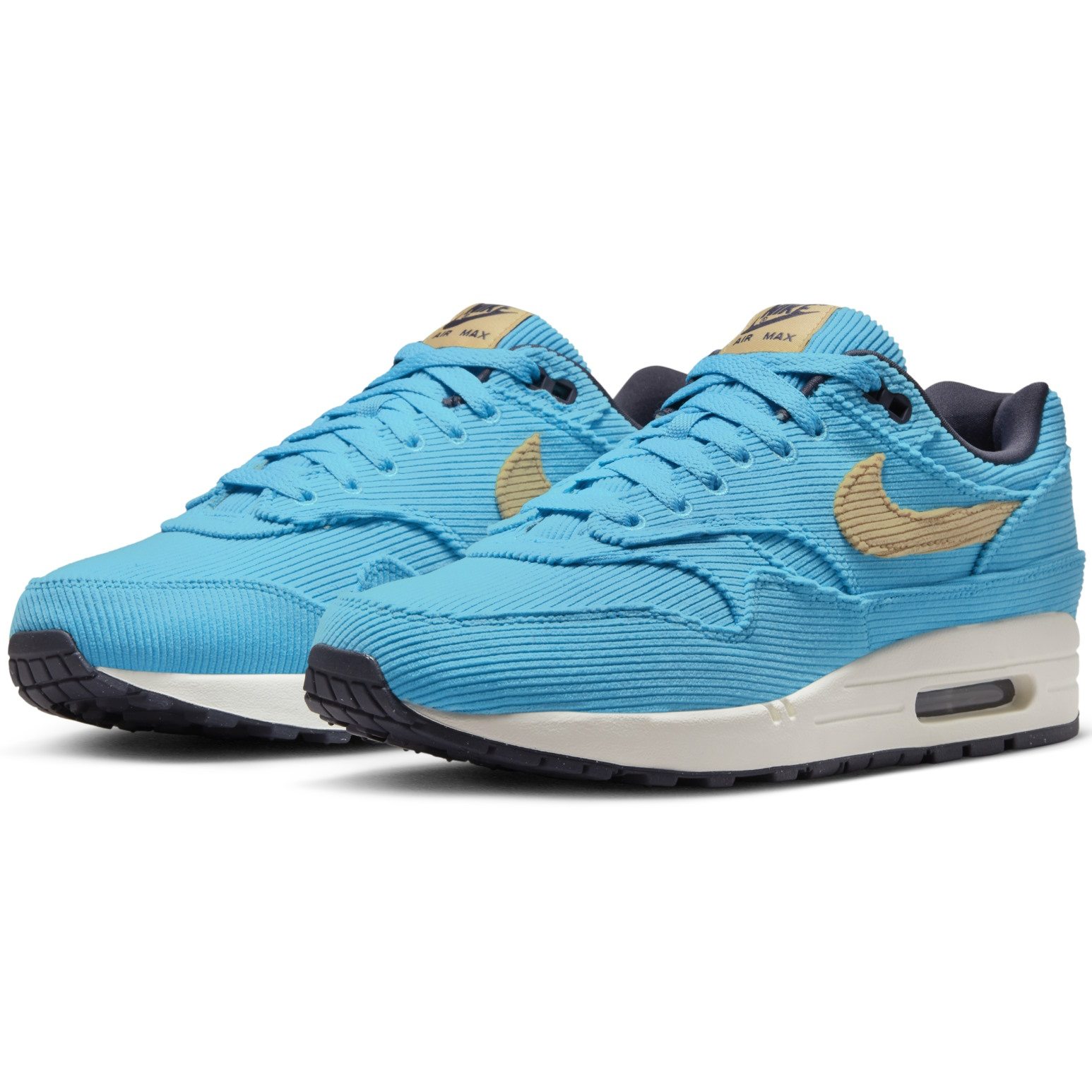 Кроссовки мужские Nike AIR MAX 1 PRM голубые 40.5 EU - купить в Москве,  цены на Мегамаркет