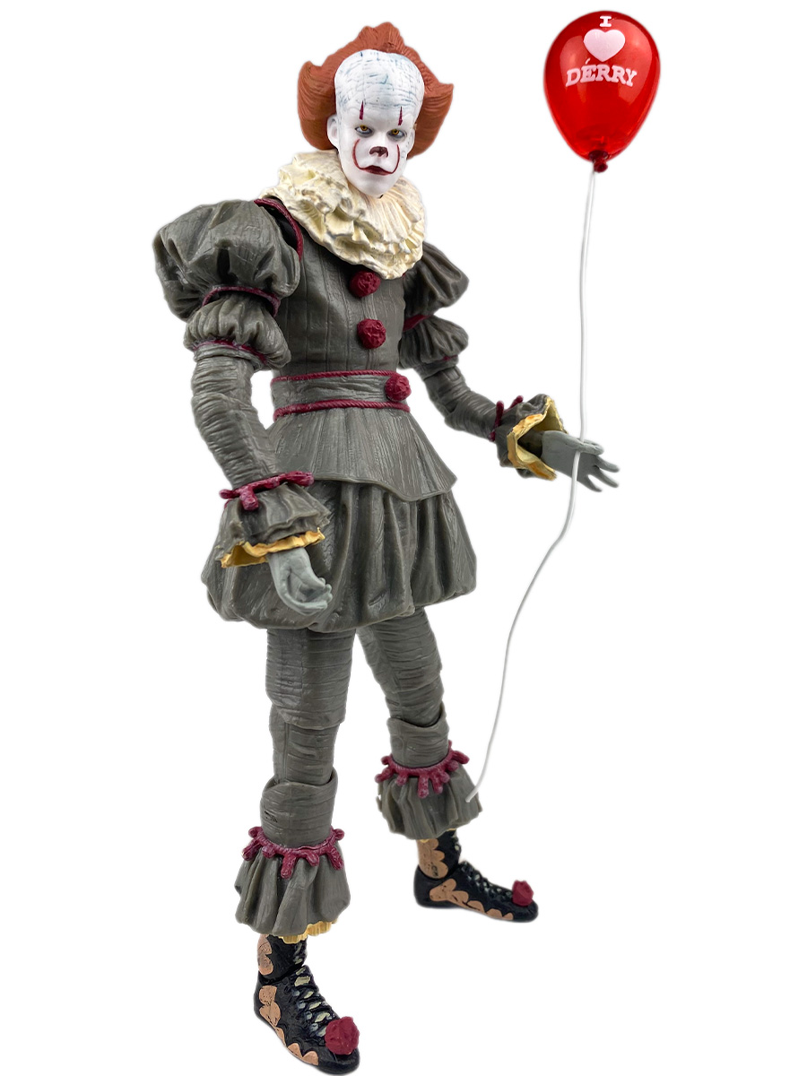 Купить фигурка Пеннивайз Оно Pennywise It 2017 (аксессуары, подвижная, 18  см), цены на Мегамаркет