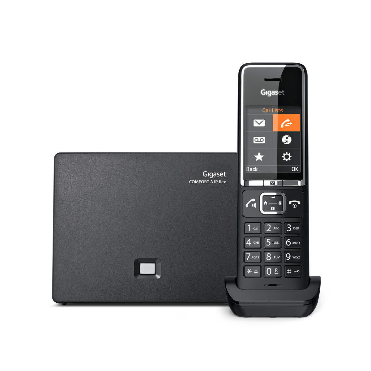 DECT телефон Gigaset COMFORT 550A IP FLEX черный - отзывы покупателей на  маркетплейсе Мегамаркет | Артикул: 600009563565