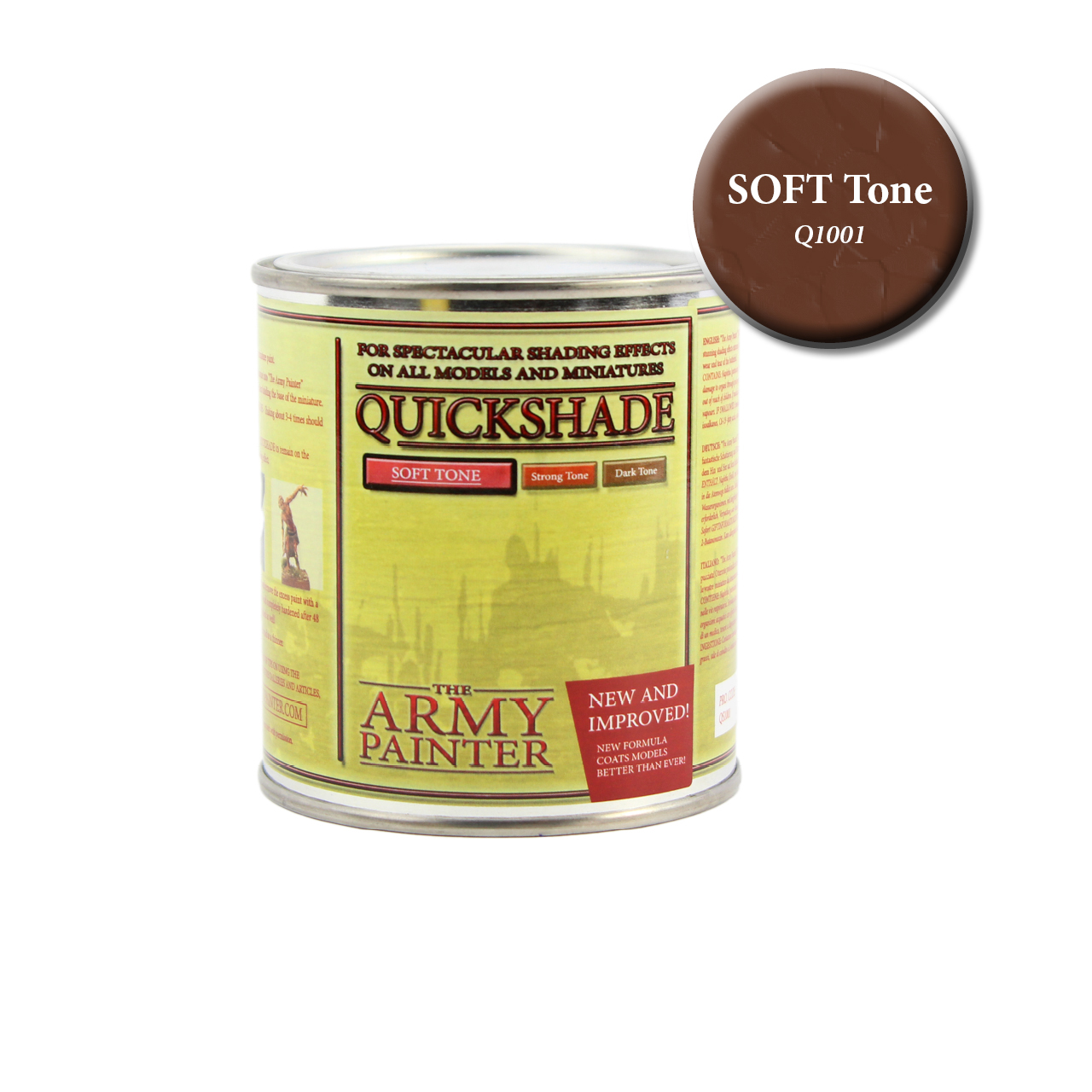 Краска для моделизма Army Painter Quickshade, Soft Tone 250 мл