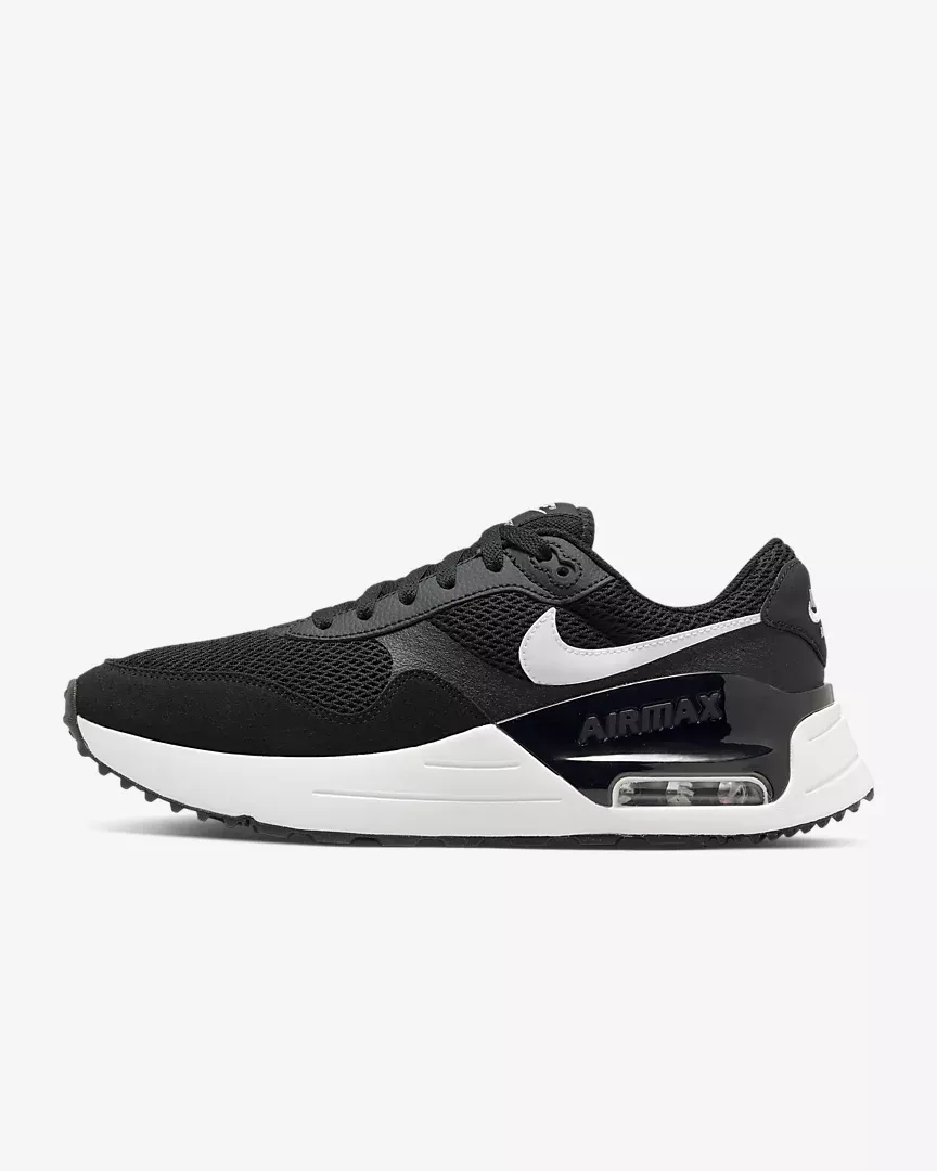 Кроссовки мужские Nike Air Max Systm DM9537-001 черные 44 RU - купить в Москве, цены на Мегамаркет