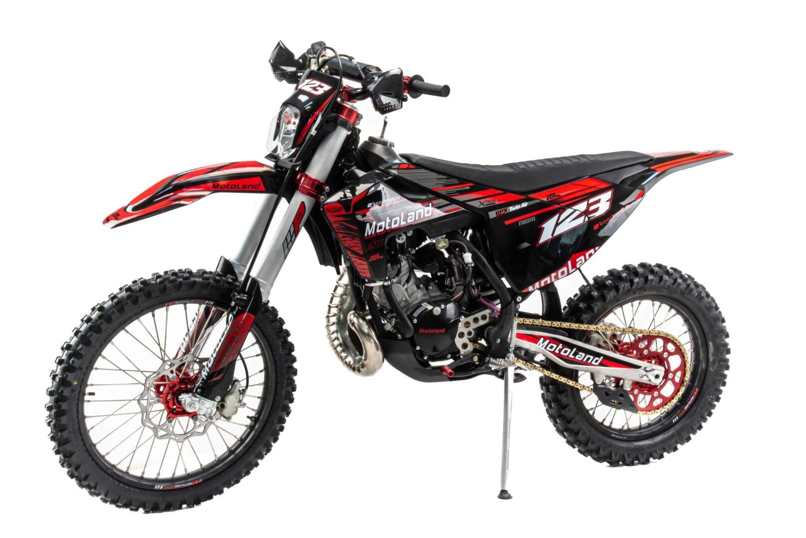 Мотоцикл Motoland Кросс XT 250 ST (1E66MM 2-STROKE) красный – купить в Москве, цены в интернет-магазинах на Мегамаркет