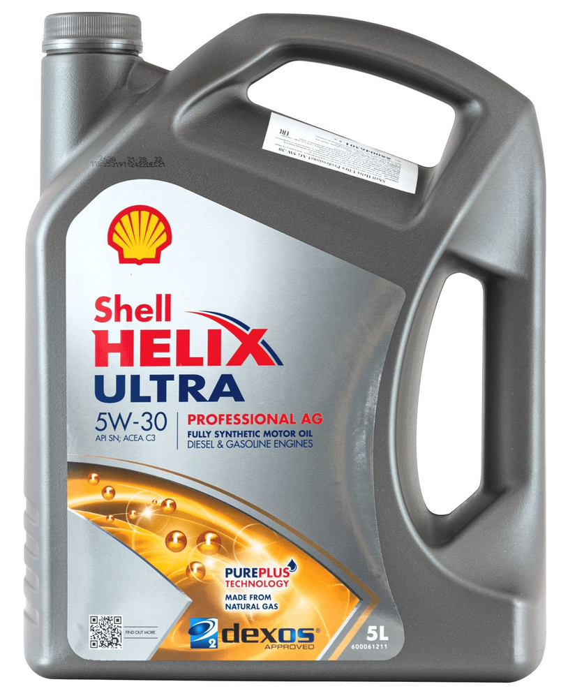  масло Shell Helix Ultra Professional Ag 5W30 5л -  в .