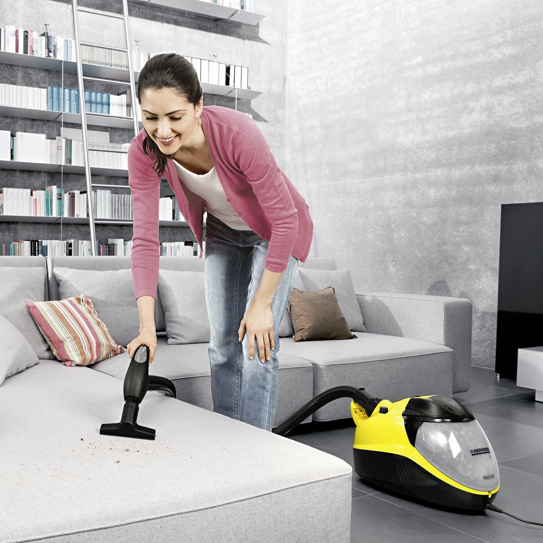 Пароочиститель Karcher SV 7 желтый, черный - отзывы покупателей на  Мегамаркет