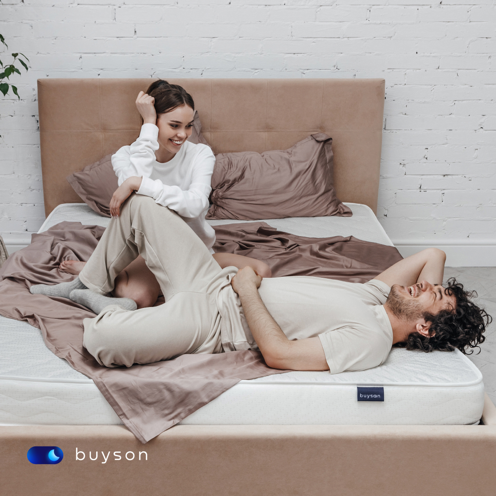 двуспальная кровать buyson buyrest 200х160