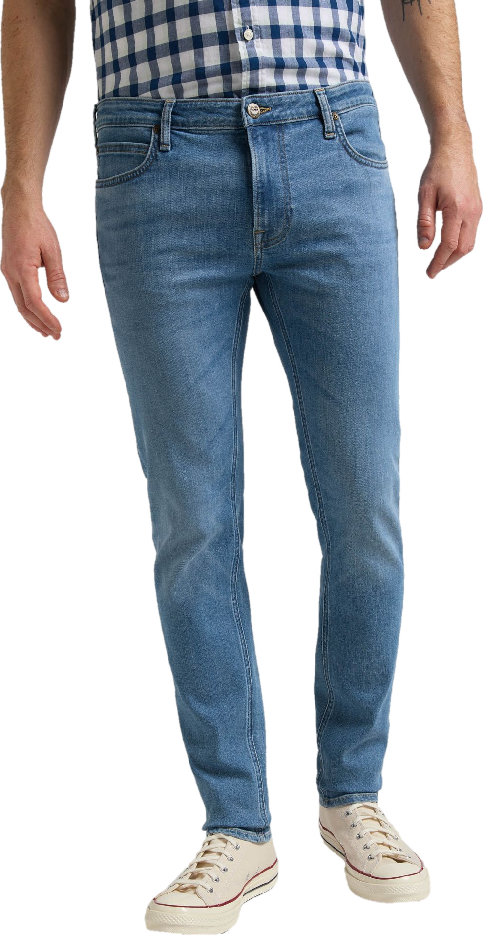 Джинсы мужские Lee Men Malone Jeans голубые 28/32 - купить в Москве, цены на Мегамаркет | 100054201925