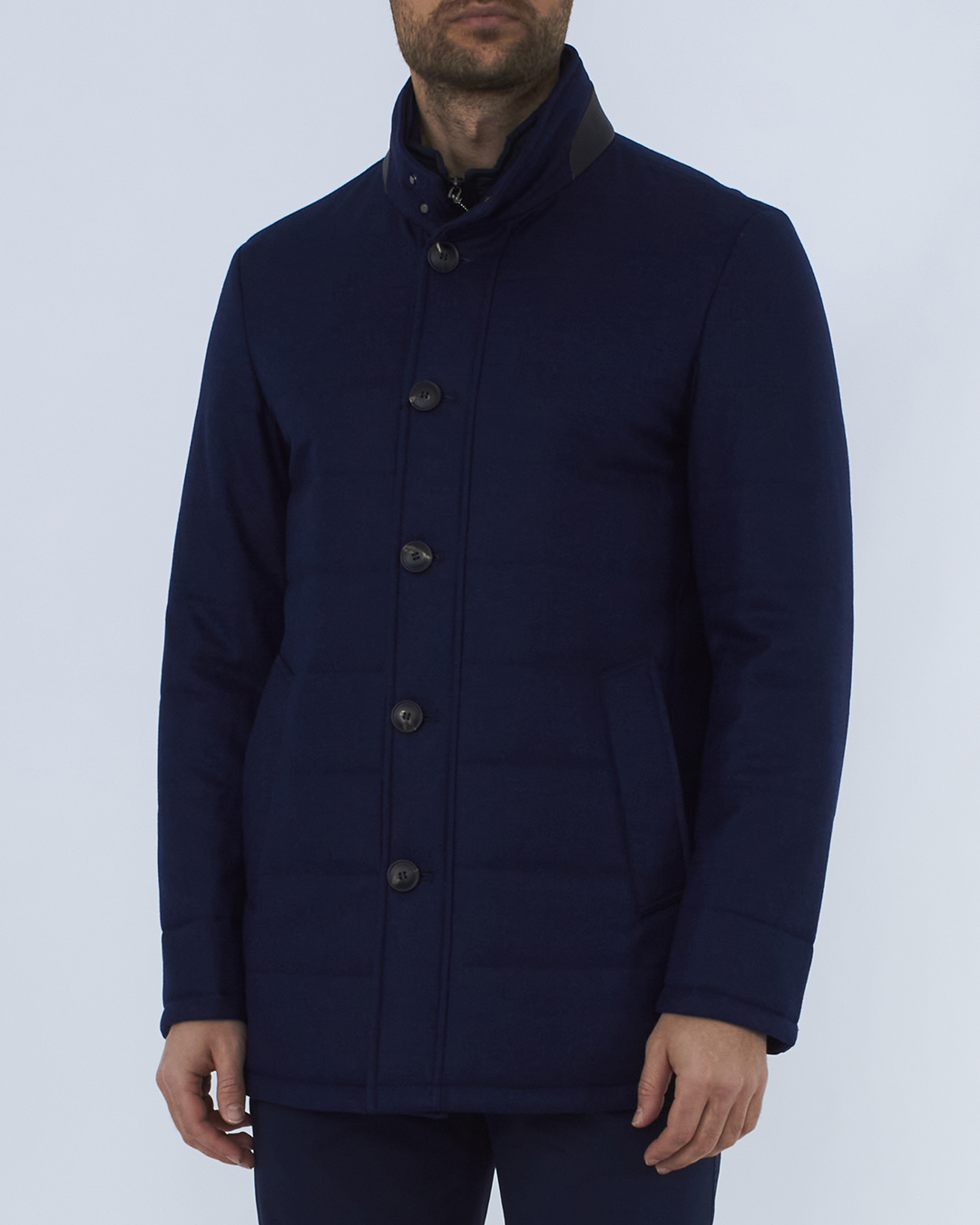 Пальто мужское LENOCI M25L80-203 синее 52