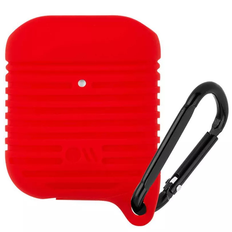 Чехол Case-Mate CM041632 для Apple AirPods 1 / 2 Water Resistant Red/Black