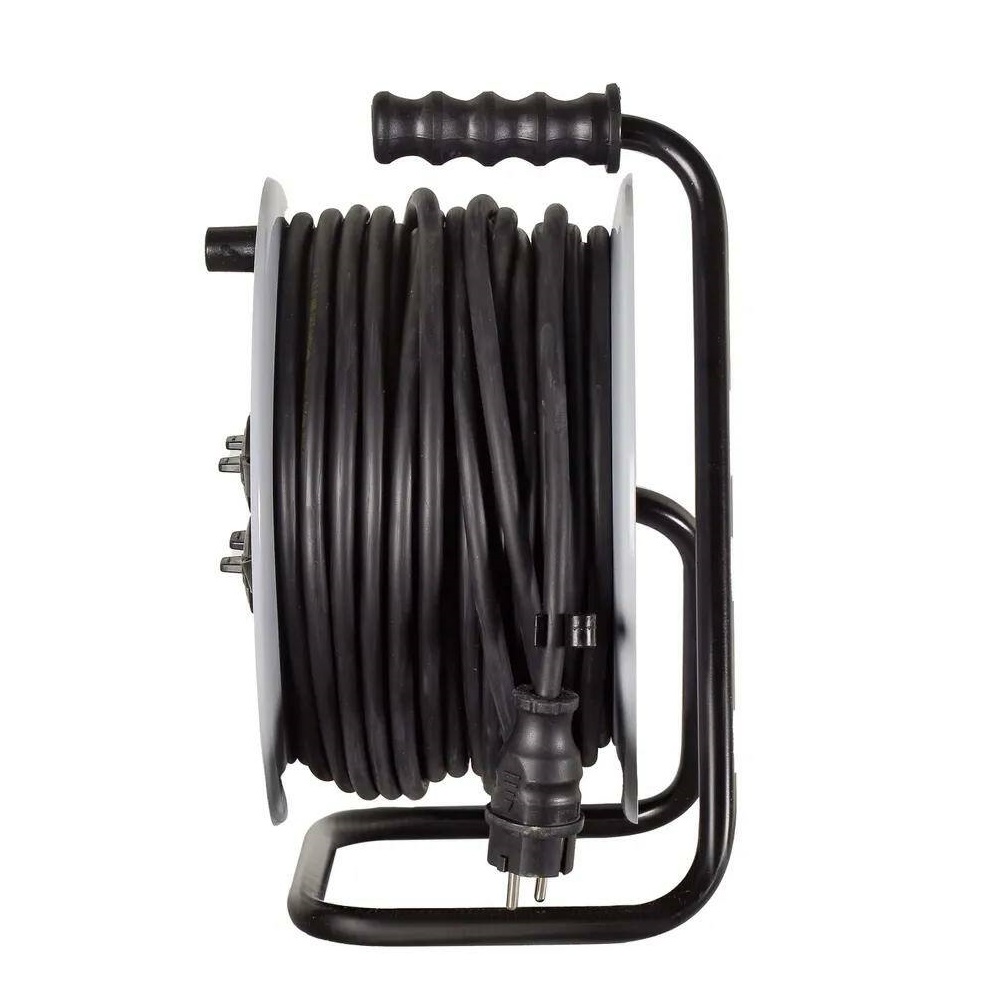 Удлинитель силовой на металлической катушке, СУ-3х2,5КГ-50/3 (с выкл ...