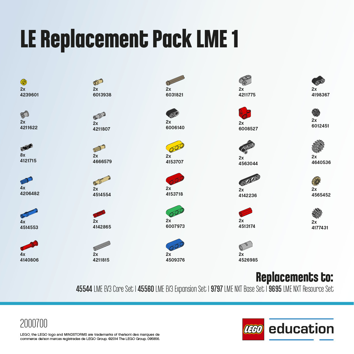 LEGO 2000700 LE LME 1