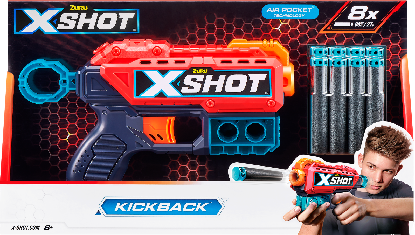 Бластер игрушечный X-Shot с мягкими пулями 8 шт – купить в Москве, цены в интернет-магазинах на Мегамаркет