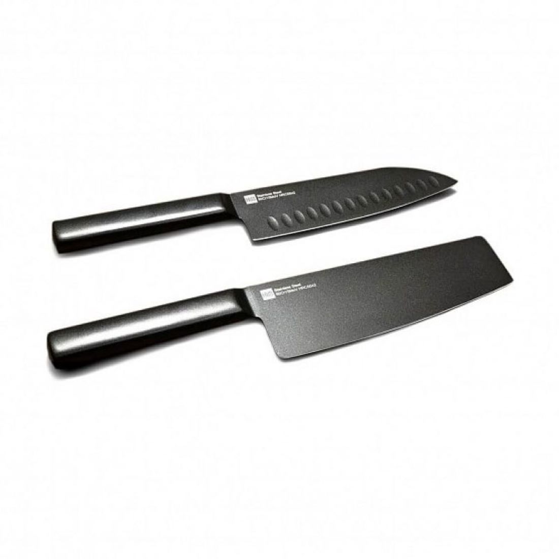 Xiaomi knife. Набор ножей Xiaomi Huo Hou Black Heat Knife Set (2 шт.). Набор ножей Xiaomi Huo Hou Heat Knife Set two-piece hu0015. Набор ножей Xiaomi Huo Hou Black Heat Knife Set (2шт) (hu0015). Набор кухонных ножей Xiaomi Huohou Black Heat Knife Set hu0015.