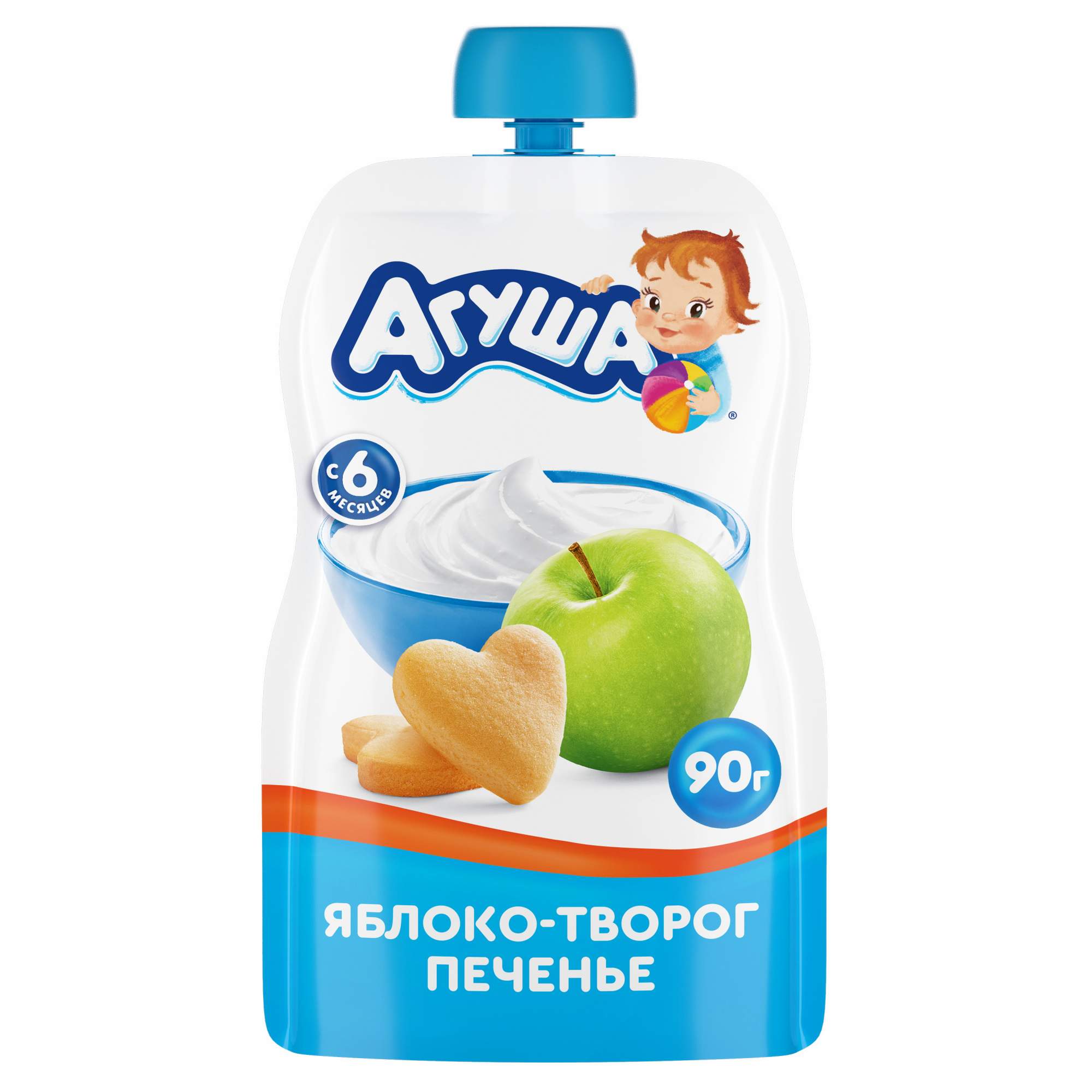 Фруктовое пюре с печеньем. Фруктовое пюре с печеньем