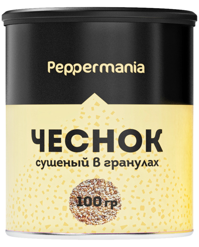 Приправа Peppermania  Чеснок сушеный в гранулах 100гр