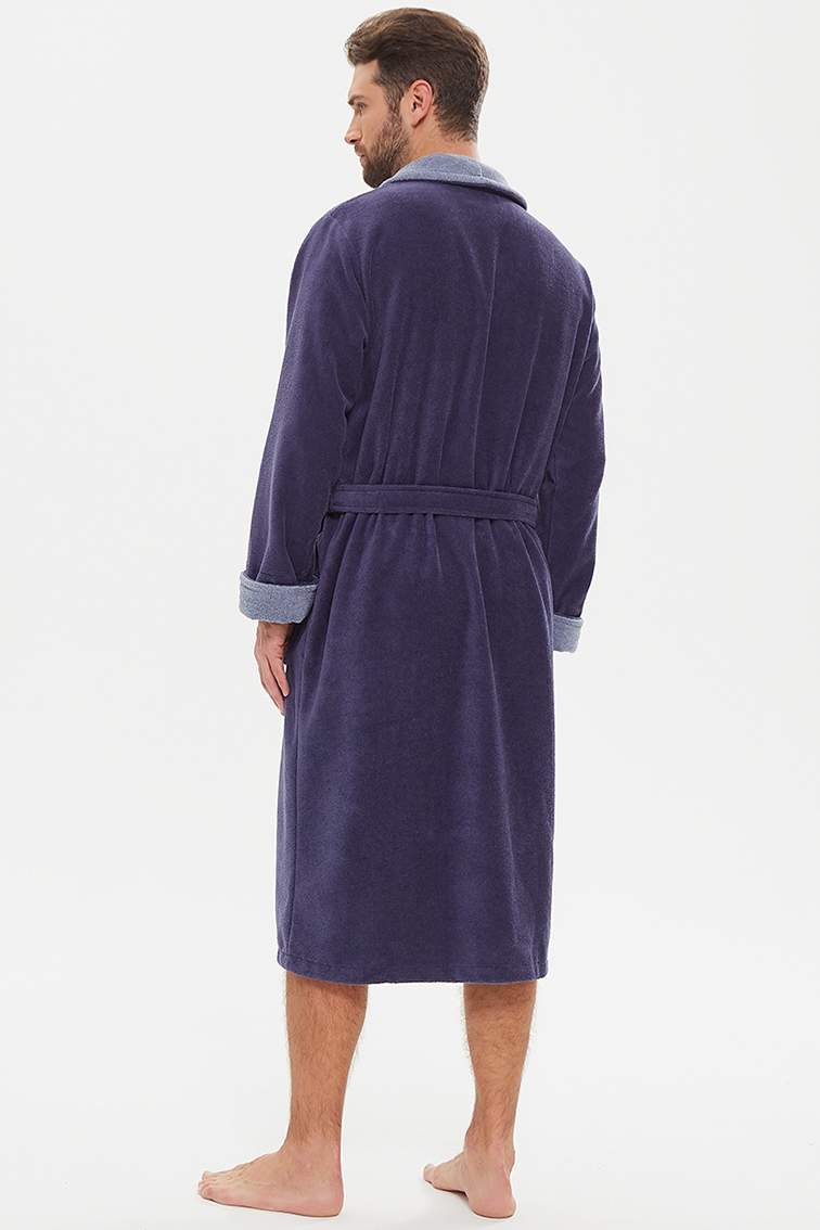 Домашний халат мужской Peche Monnaie Energy синий XL