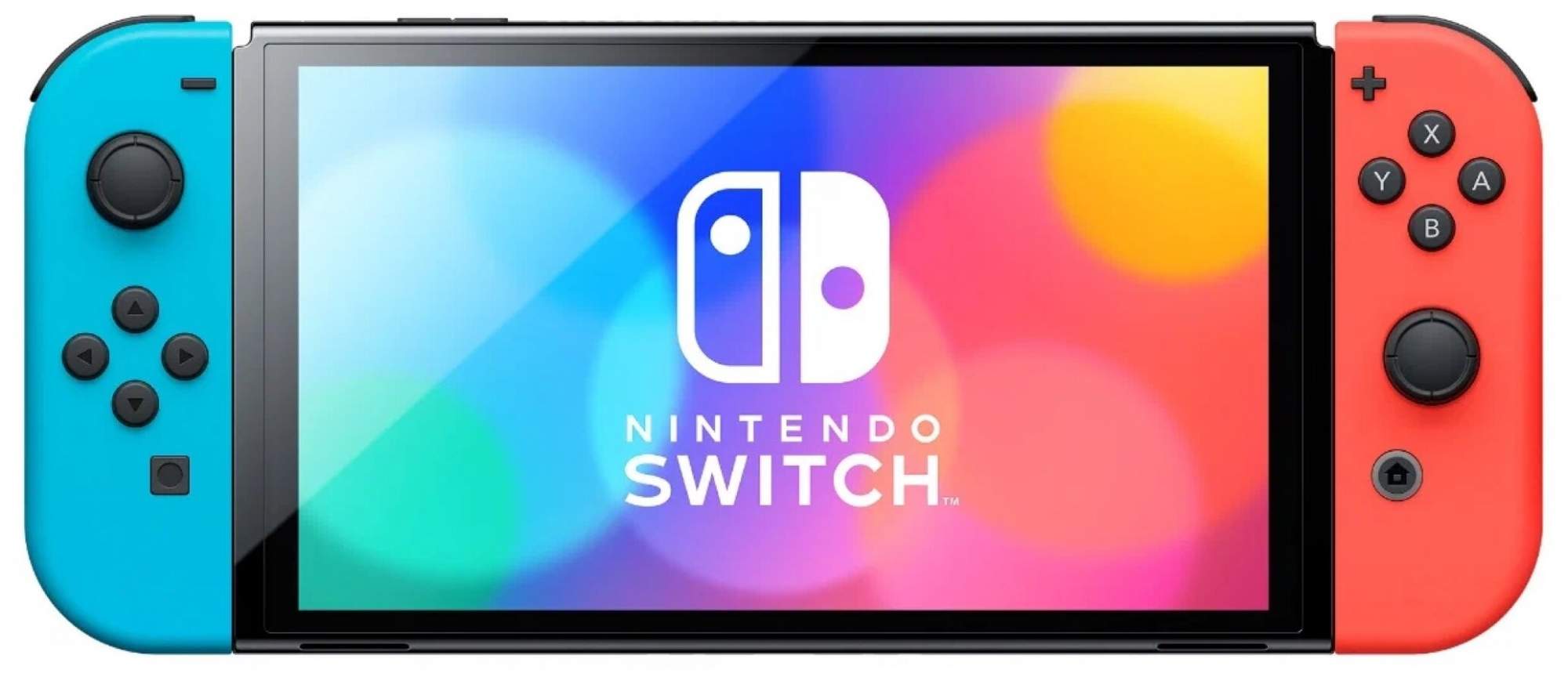 Игровая приставка Nintendo Switch OLED 64 ГБ, неоновый синий/неоновый красный (CN), купить в Москве, цены в интернет-магазинах на Мегамаркет