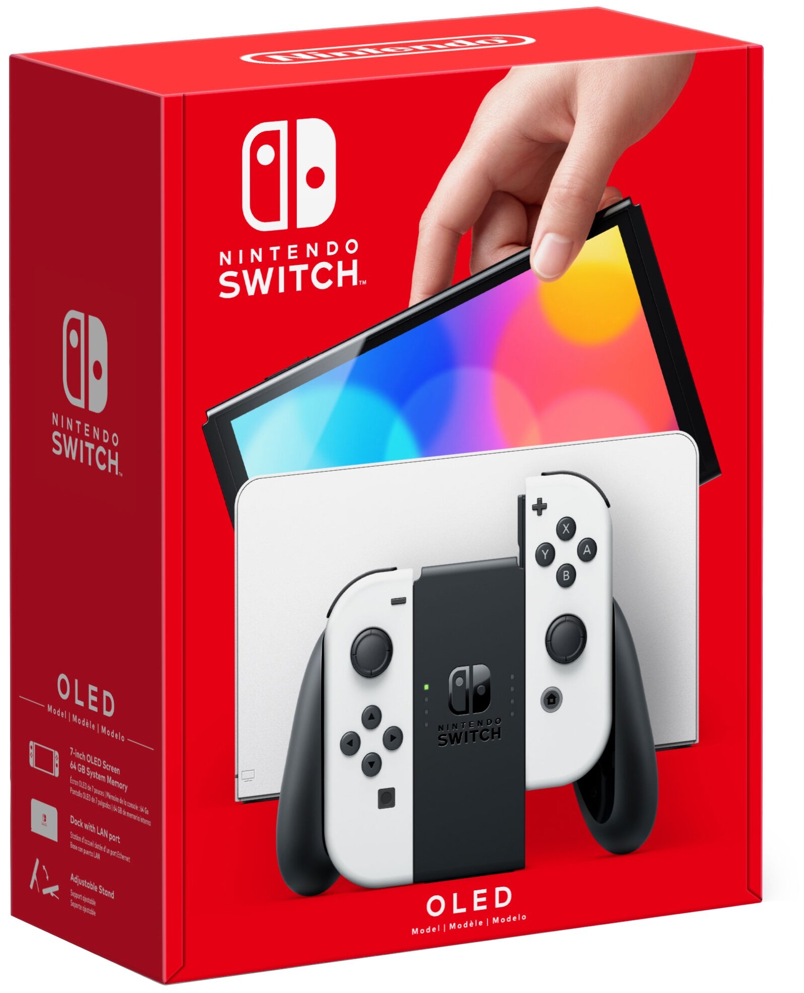 Игровая приставка Nintendo Switch OLED 64 ГБ, белый (Япония JP), купить в  Москве, цены в интернет-магазинах на Мегамаркет