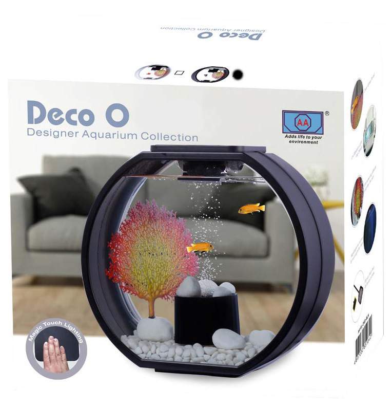 Аквариумный комплекс AA-Aquariums Deco O UPG, черный, 20л